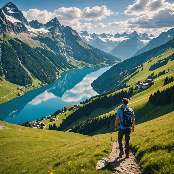 Comment choisir une croisière qui propose des randonnées pour explorer les Alpes suisses?