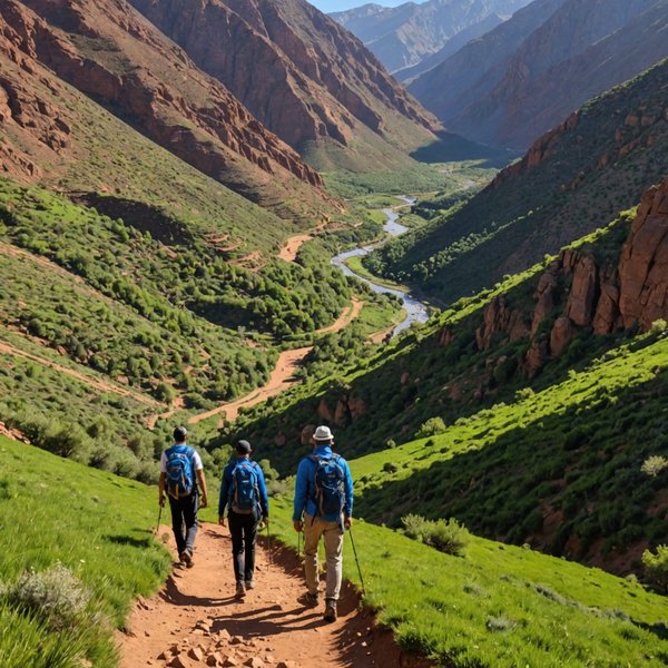 Quels sont les meilleurs itinéraires pour une randonnée dans les montagnes de l'Atlas, Maroc?